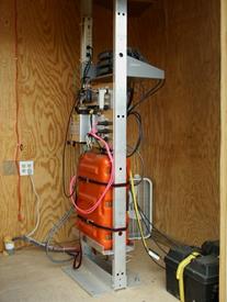 computer equipment in the seismic station