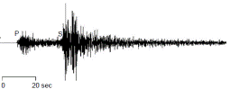 seismogram of Fort Payne earthquake